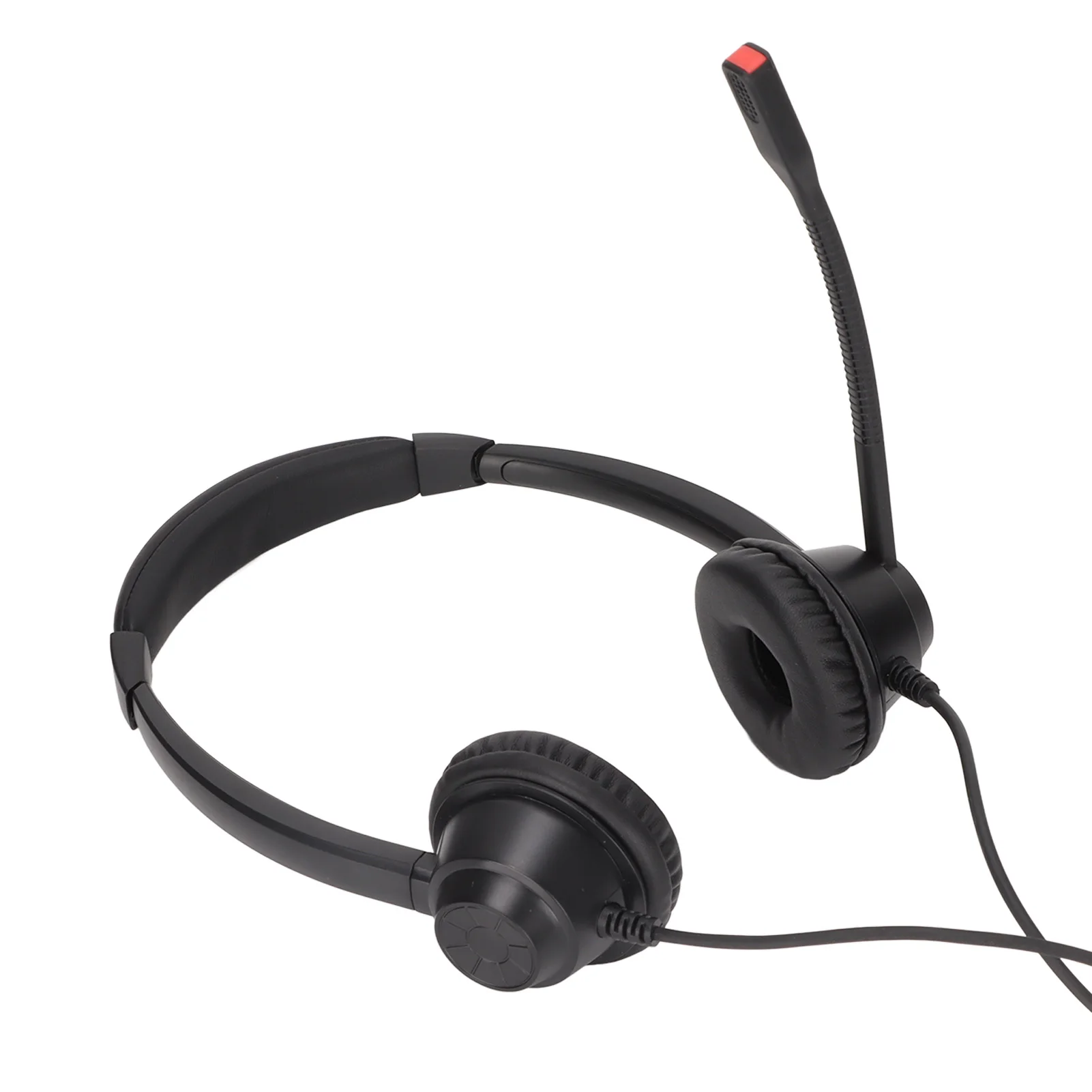RJ9 Telephone Headset Noise Cancelling Binaural Corded Cell Phone Headphone with Mic for VOIP Phone Landline Telephone Headphone - Imagen 4