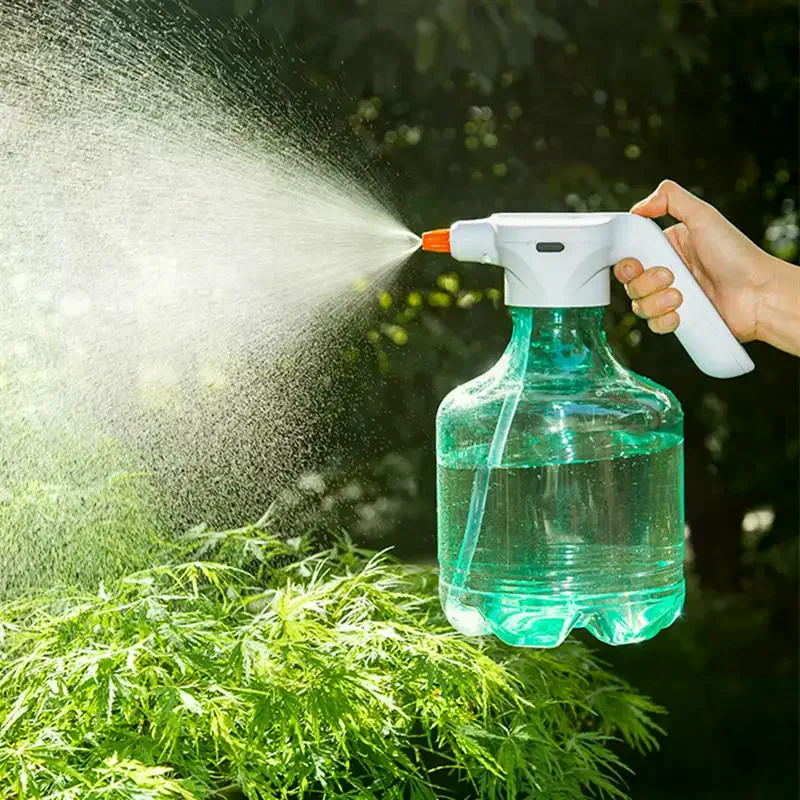 Electric Watering Kettle 3L Two Spray Modes/C-Interface Charging Adjustable Sprinkler Cleaning Disinfecting Sprayer Gardening