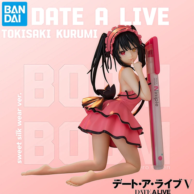 

Подлинный BANDAI NAMCO BANPRESTO Date A Live Sweet Silk Wear Ver. Коллекционная фигурка Tokisaki Kurumi, игрушки, украшение для рабочего стола, подарок