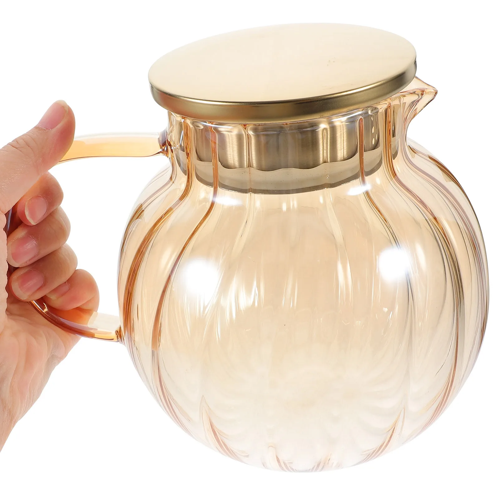 

Thickened Glass Teapot Heatresistant Infuser Lid Transparent Visual Appeal Versatile Brewing Easy Clean Tea Pot with Infuser