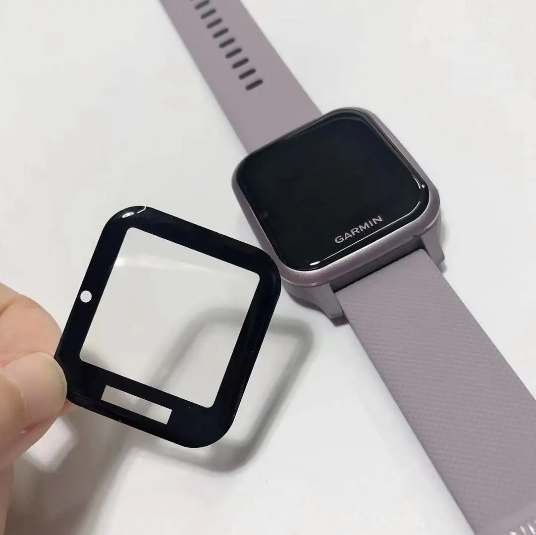 Screen Protector for Garmin Venu SQ & Venu Sq venu2 Curved Edge Full Coverage Soft Protective Film for Garmin Venu 2S Not Glass