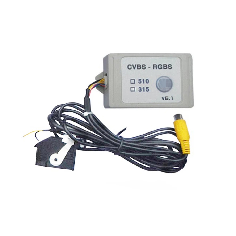 

WXZOS Backup Camera Rearview RGBS To AV Converter Adapter For VW RCD510/RNS315/RNS510AV/CVBS