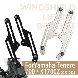 Motorcycle Windscreen Adjusters CNC Aluminum Windshield Bracket For YAMAHA TENERE 700 T700 T 700 Tenere700 T7 2019 2020 2021