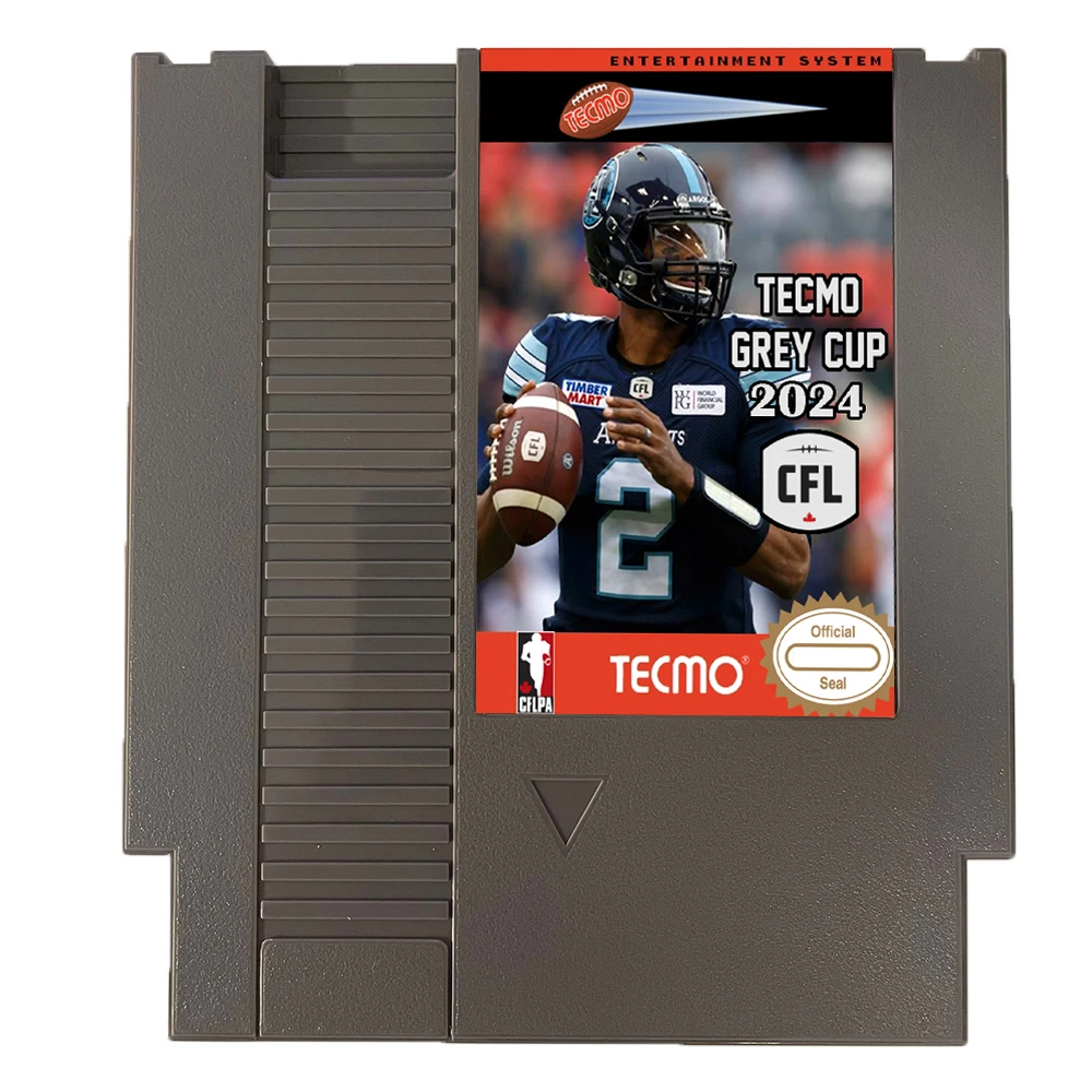 Tecmo Grey Cup 2024 - NES Game Cartridge For 72Pins 8 Bit Video Game Cartridge,for NES Retro Game Console