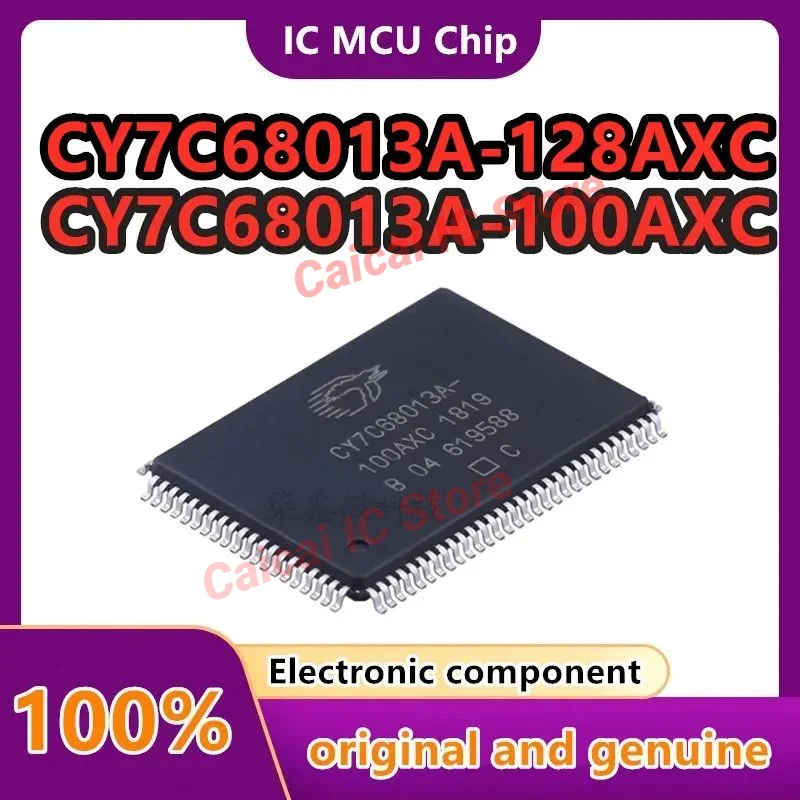 

CY7C68013A-100AXC CY7C68013A-128AXC CPU Bits: 8-Bit ROM Type: ROMless CPU Core: 8051 Main Frequency (MAX): 48MHz 3.3V ~ 5V 10PCS