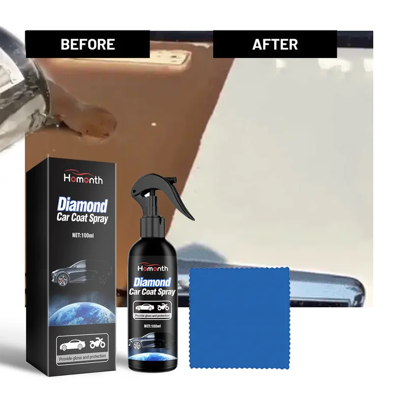 

Transparent Car Coating Spray Maintenance Renovation Paint Surface Cleaning Stain Removal Brightening Polishing Enhances Gloss