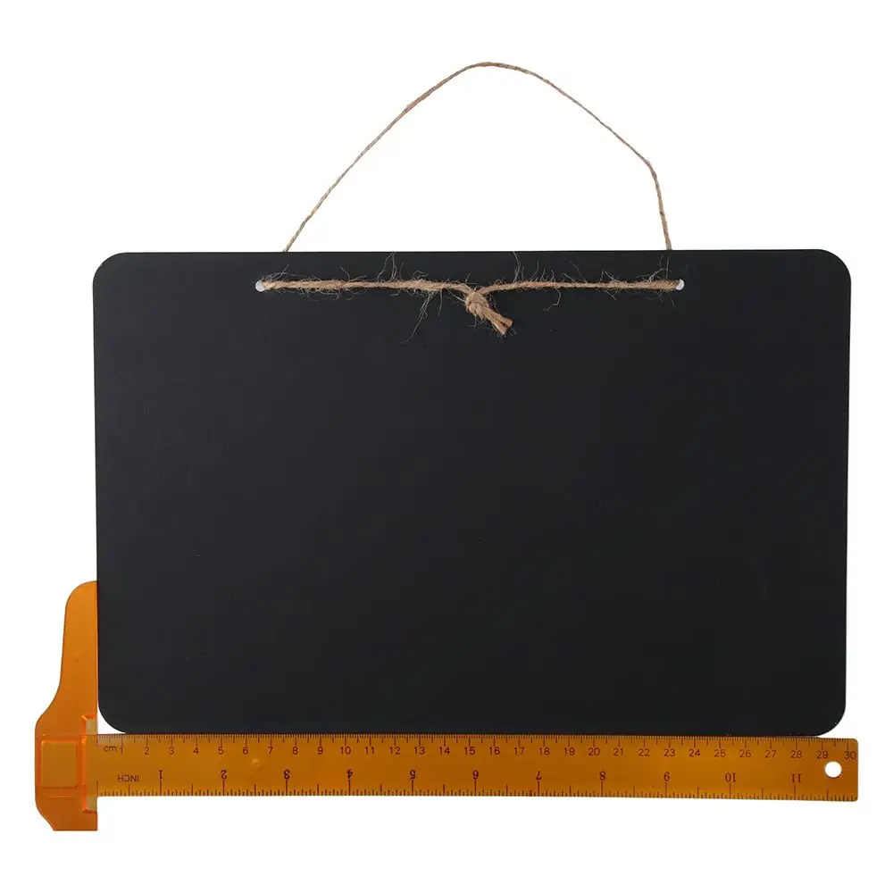 Menu Boards Tabletop Chalkboards Mini Blackboard Double Sided Erasable Message Board Chalkboard Hanging Signs Memo Message