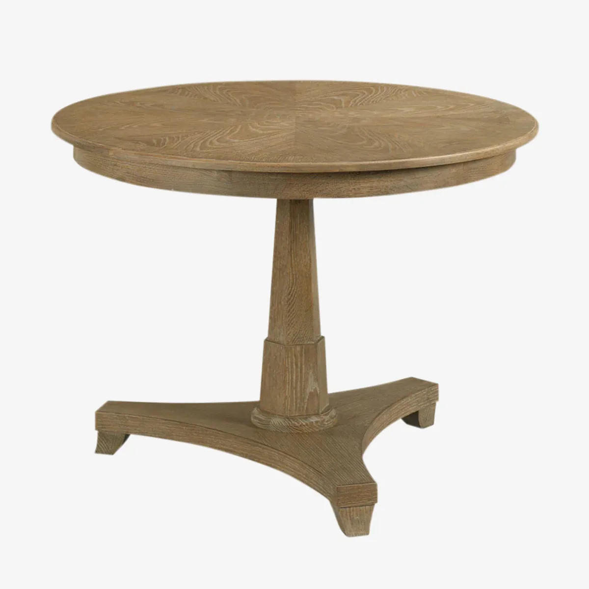

bl Style Solid Oak Round Dining Table French Retro Simple Table and Chair Combination Suitable for Family Dining Hotel Use#