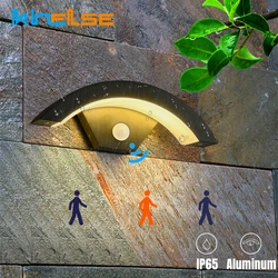 20w/36w ao ar livre moderna lâmpada de parede led sensor movimento à prova dwaterproof água ip65 frente porta jardim arandelas varanda paisagem decoração parede iluminação