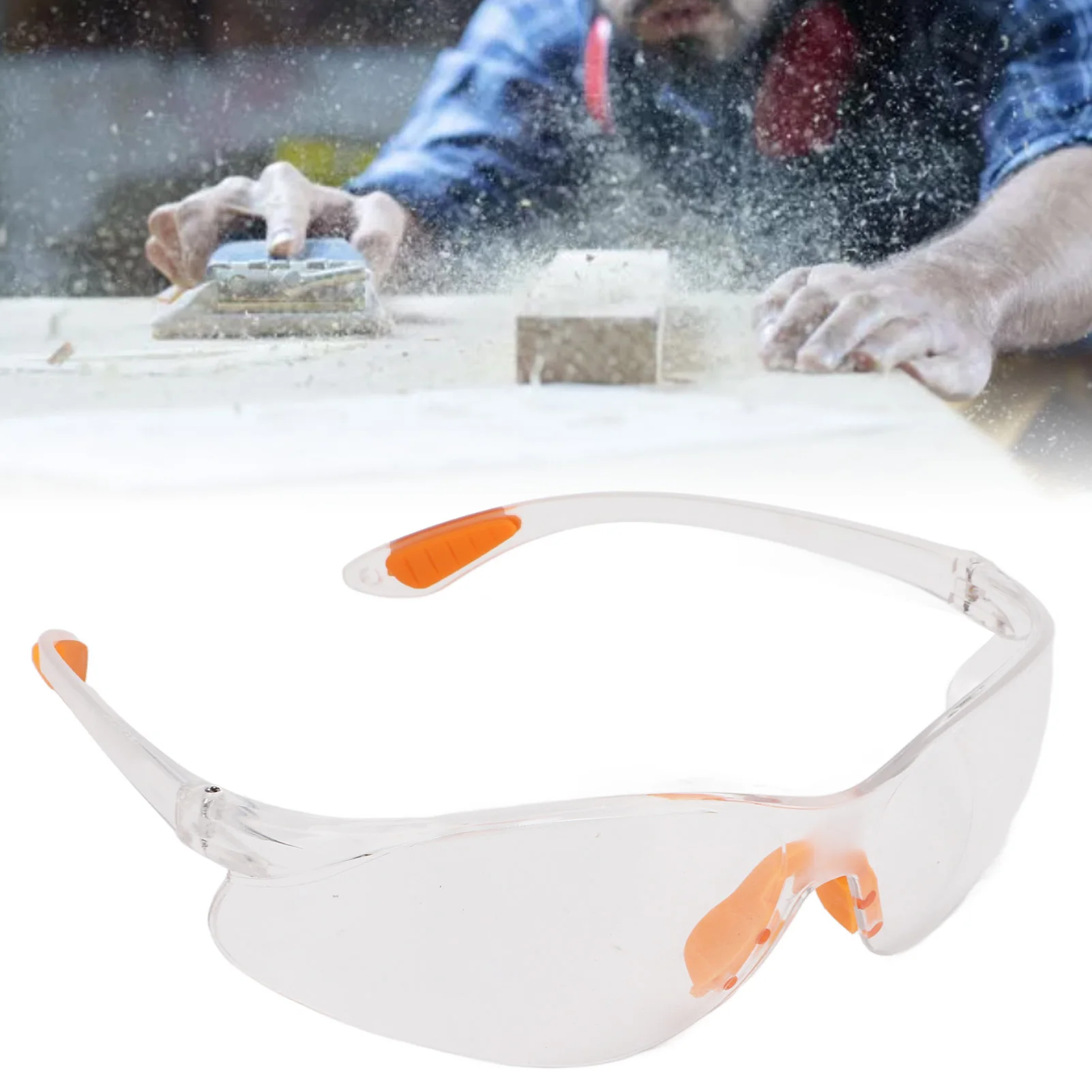 ZK30 Transparent Safety Goggles Welding Eyeglasses Windproof Dustproof Impact Resistant for Cycling