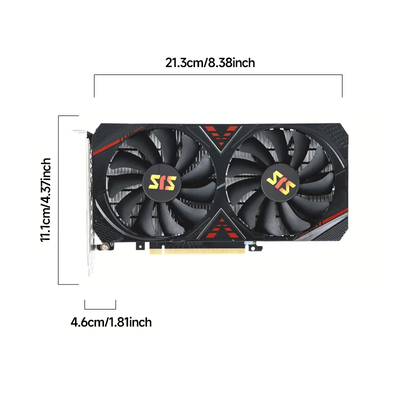 SEJISHI SJS RTX 3050 6G Graphics Card NVIDIA GPU GDDR6 96bit HDMI DP DVI PCI-E 4.0 rtx3050 6gb Gaming Video Card Mining