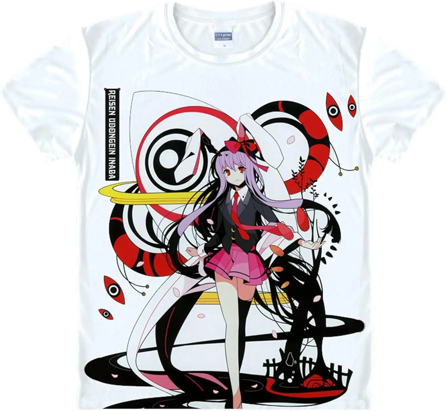 ISaikoy Anime Touhou Project T-Shirt Short Sleeve Shirt Tops Tees Sweatshirt Costume