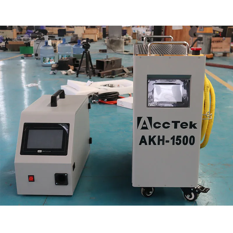

Acctek Portable Mini Size Fiber Laser Welding Machine 1500W for Alloy Aluminum Copper Galvanized Steel Metal Material