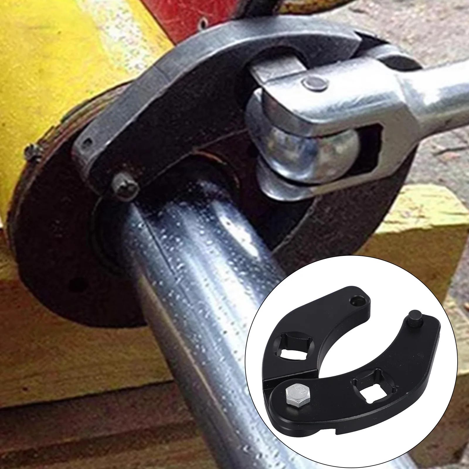 

Цвет строительной работы Черный Гидравлический цилиндрический ключ Черный цвет Высококачественный материал Универсальная конструкция