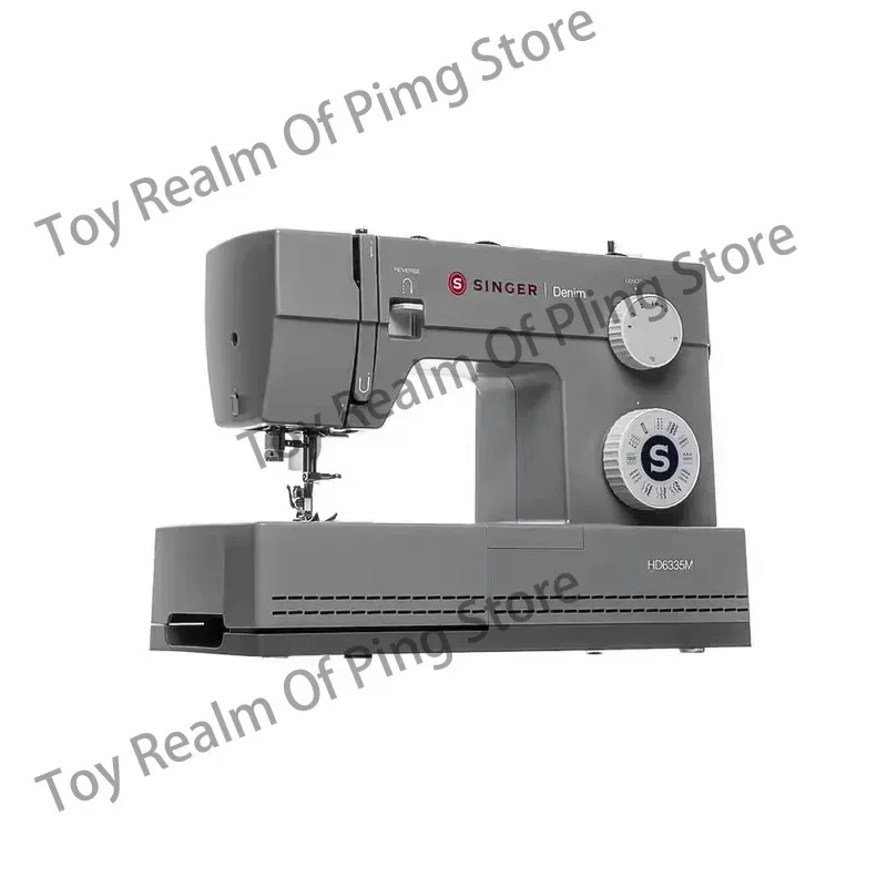 HD6335   Sewing Machine Household Multi-function Eating Thick Electric Pedal Desktop With Lock Edge   90W