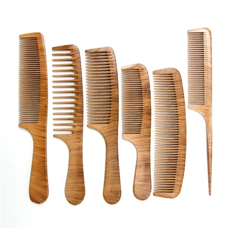 Natural Pear Blossom Comb Smooth Comb Scalp Massage Anti Tangling Bamboo Wood Comb Anti Tangling Static Hair Brush Salon Tool