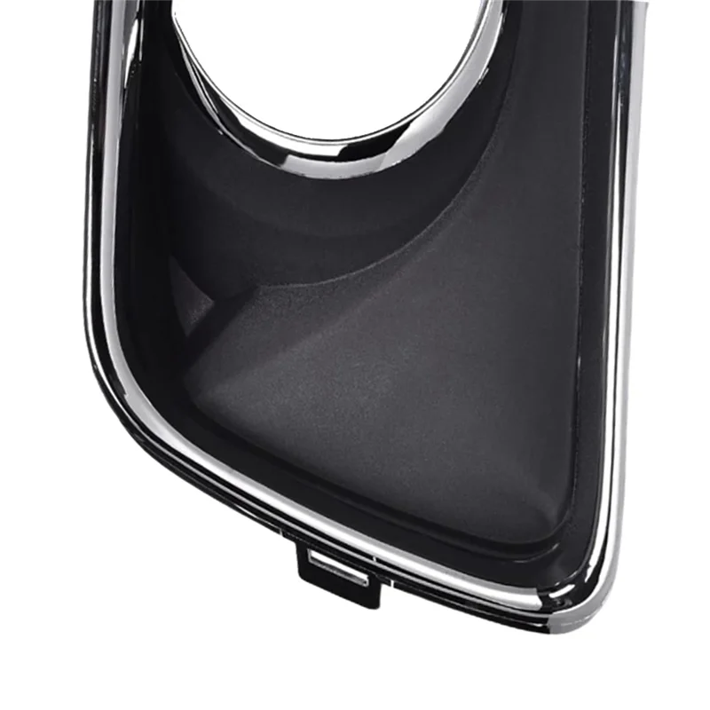 【Flash-Deal!】2 PCS Automotive Fog Lamp Decorative Frame Fog Lamp Cover Silver & Black ABS For  Mclaren 20768823 2076884