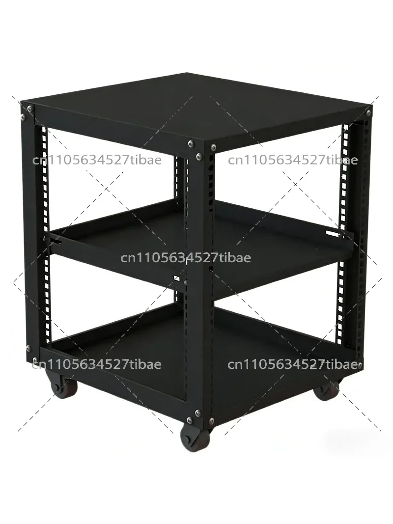 9U 12U 19 Inch Audio Rack Case Mobile Amplifier Cabinet Open Frame Equipment Rack Flight Case