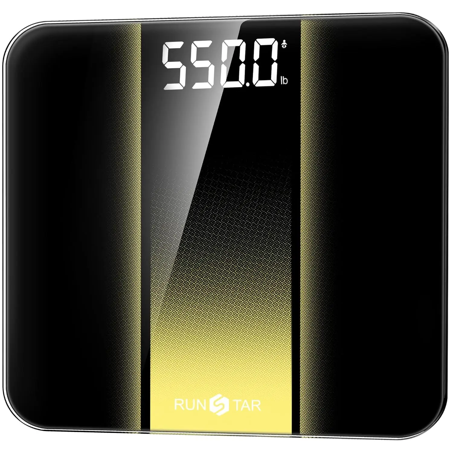 

Digital Bathroom Scale with Baby & Pet Mode, Large LED Display, Tempered Glass for Accurate Weighing up to 550lb