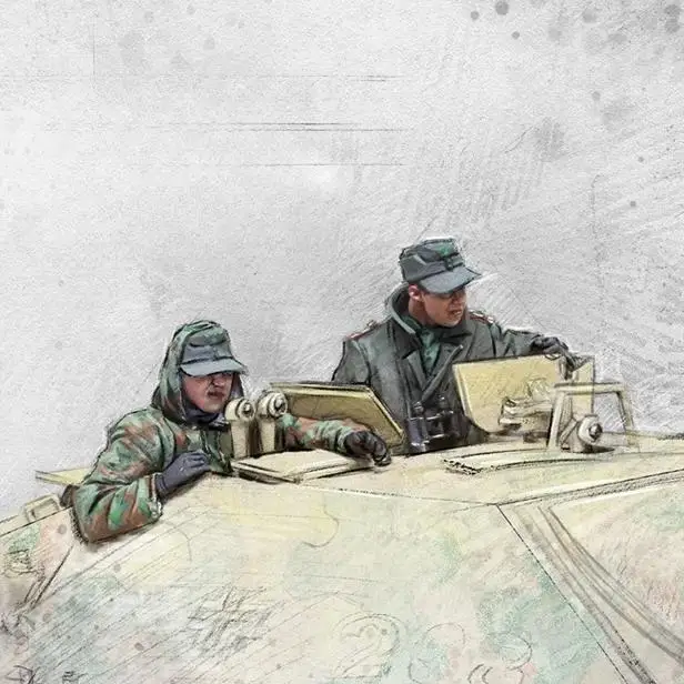 

Фигурка модели из смолы 1/35, комплект в разобранном и неокрашенном виде