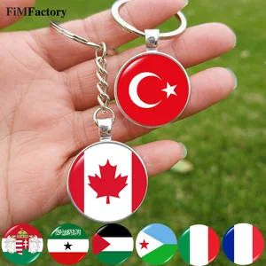 Glassteinschlüsselketten, Kanada türkiye Schlüsselbund, Frankreich, Italien, Somaland, Somaland, Somala, Somala 6 Hauptverkäufe Chaves Kanada - №1