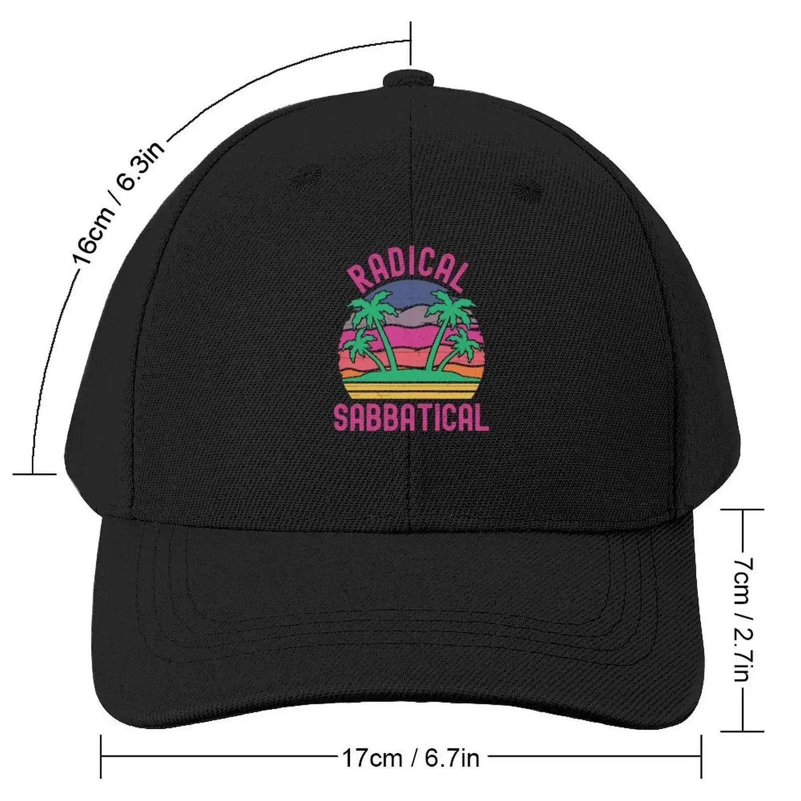 Radical Sabbatical - Teacher Sabbatical, Professor Sabbatical, I Earned My Sabbatical, Professor Vacation, SabbaticaBaseball Cap