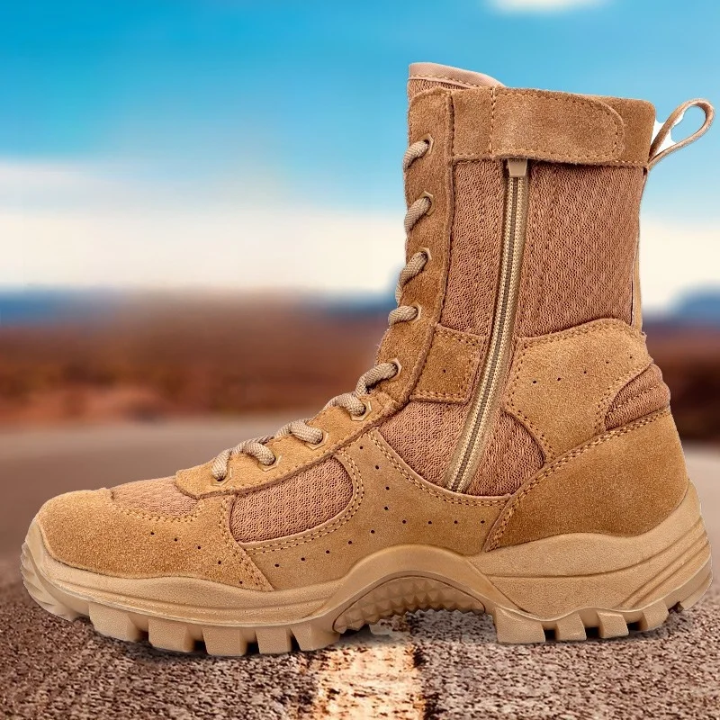 nouvelles-bottes-d'entrainement-militaires-en-cuir-veritable-pour-hommes-style-Ete-en-maille-marron-pour-l'exterieur-bottes-d'entrainement-militaire-jaunes