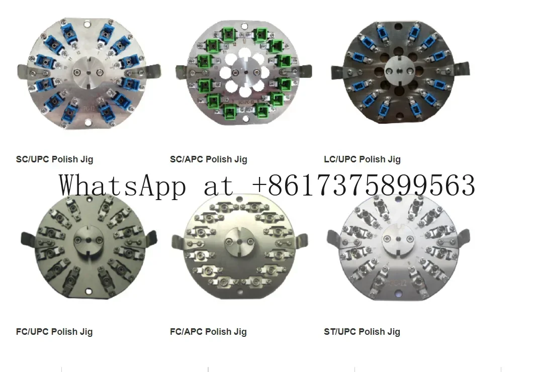 High Precision LC-APC-12 Fiber Optic Polishing Fixture, Special Polishing Jig for Optical Cle Connector
