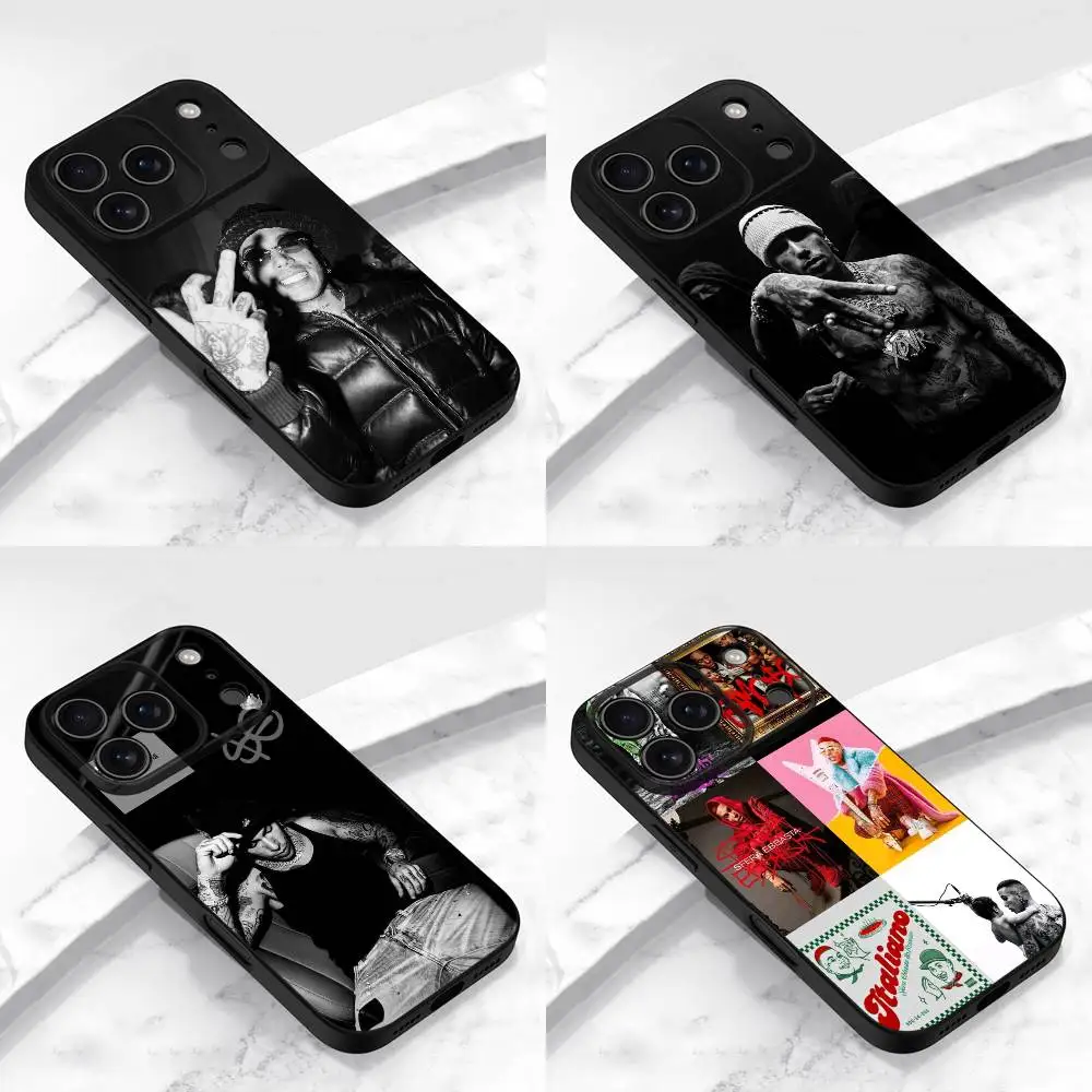 

S-Sfera Ebbasta Famoso Phone Case For iPhone 17,16,15,14,13,12,11,Pro,Max,Plus,E,Air,Mini Protective Black Cover