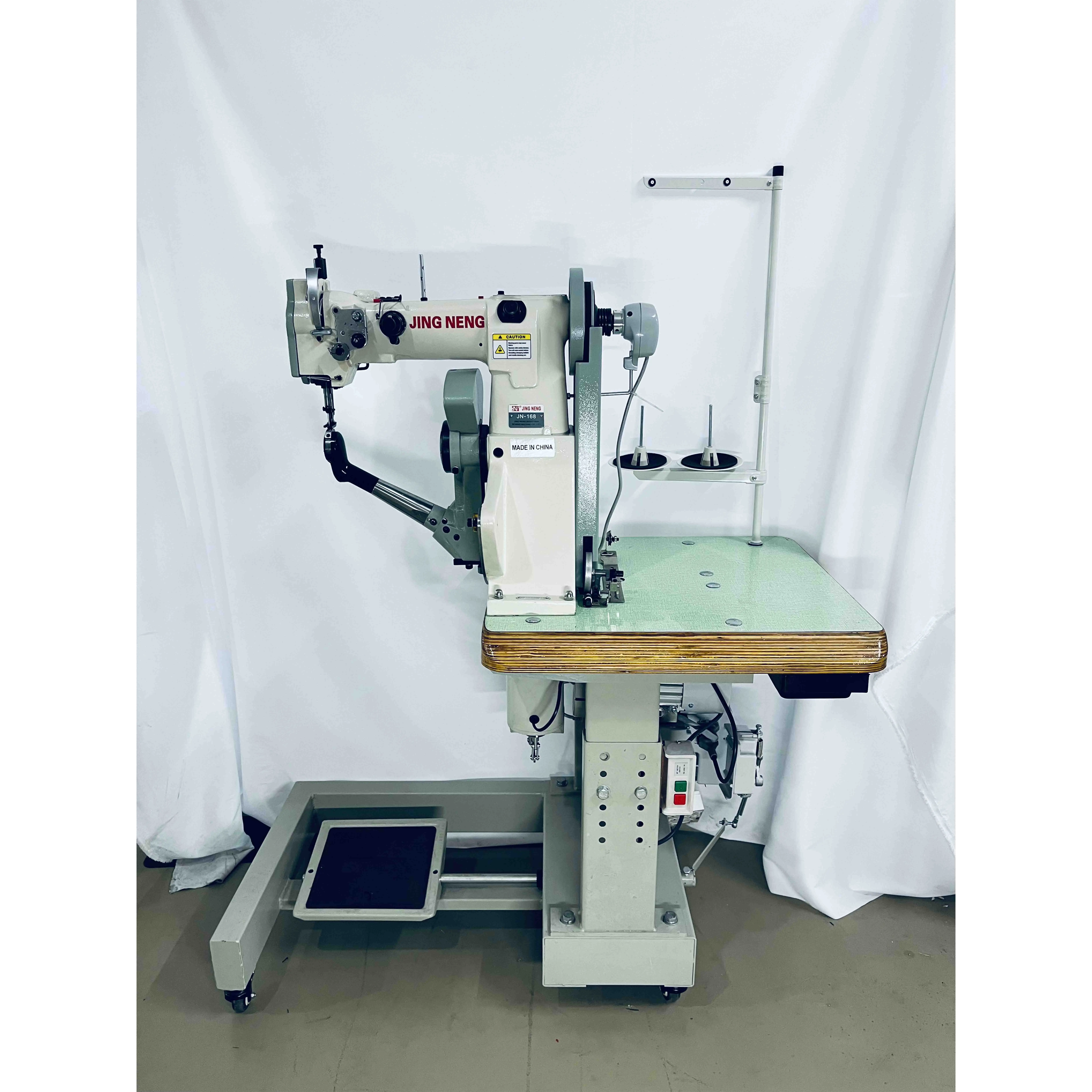 JN-168 آلة خياطة الجدار الجانبي تسولي الأحذية الجانبية وحيد الحذاء الحدود خياطة ماكينة خياطة