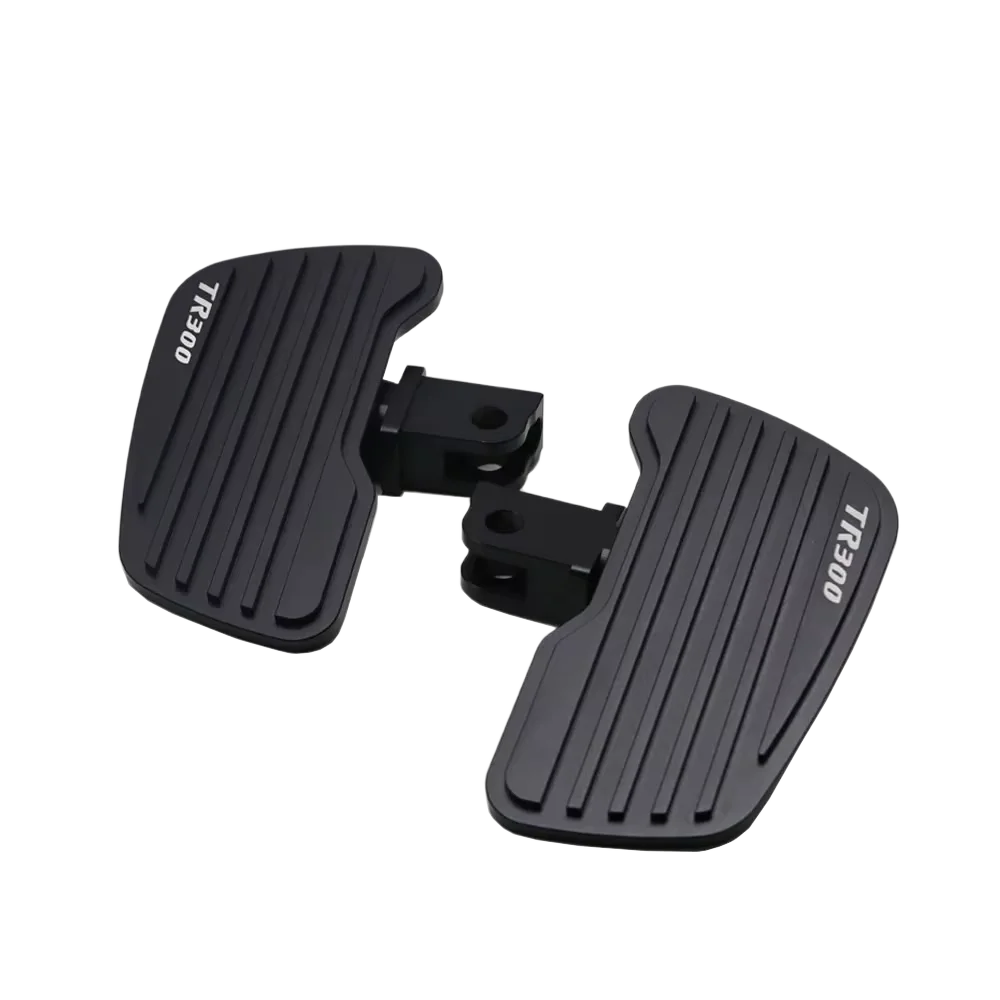 For Haojue TR300 Modified Widened Extended Front Foot Pegs Aluminum Anti-Slip Cruise Footrest Accessories