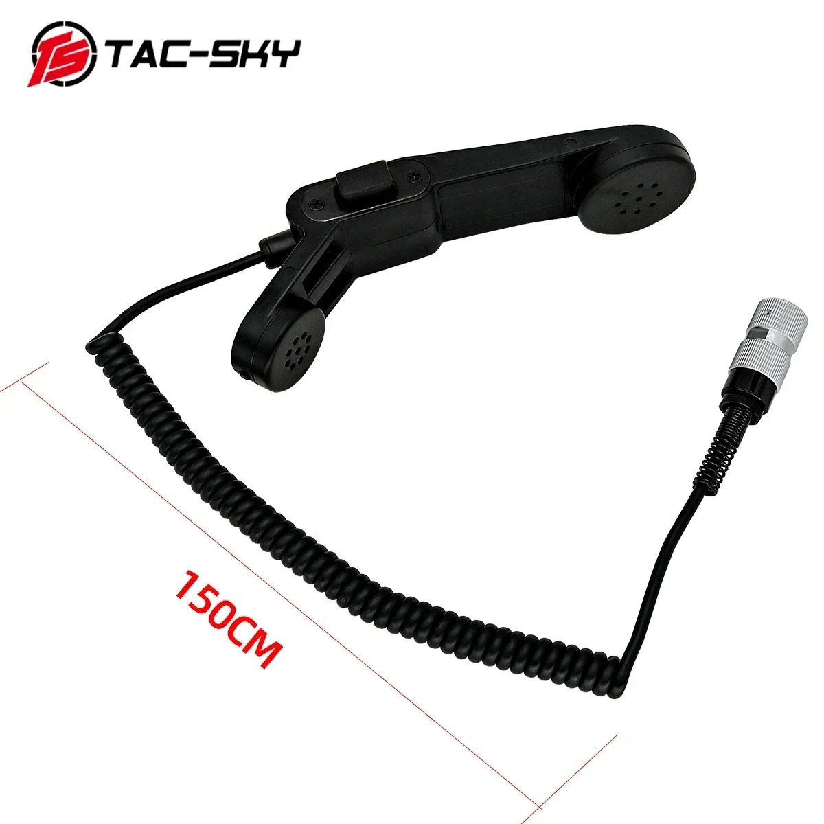 TS TAC-SKY 6-Pin H250 Handheld Speaker Microphone Adapter for AN/PRC 148 152 Walkie-Talkies, Dummy Case Model PRC-152