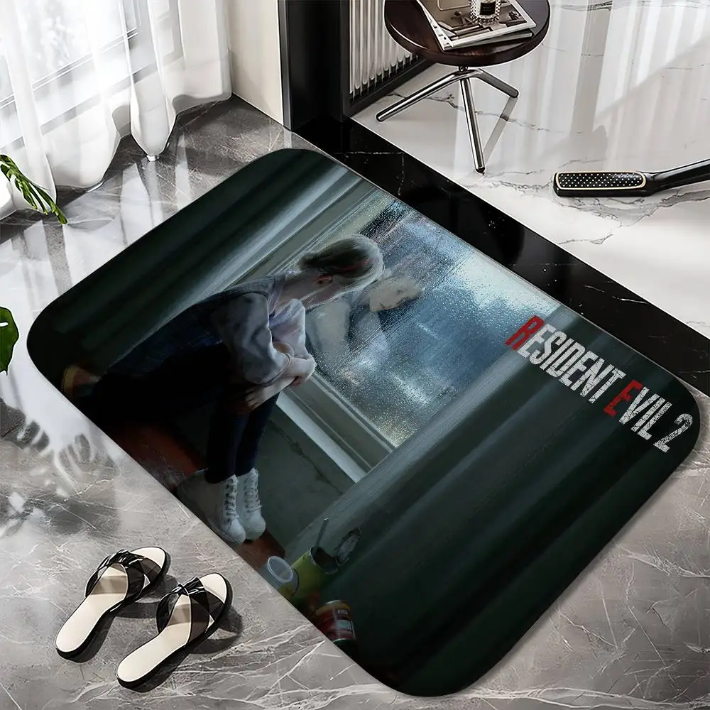 

Game R-Residents Evil Floor Mat Printed Large Carpets Room And Bedroom Carpets Bathroom Anti Slip Door MATS Small Carpets