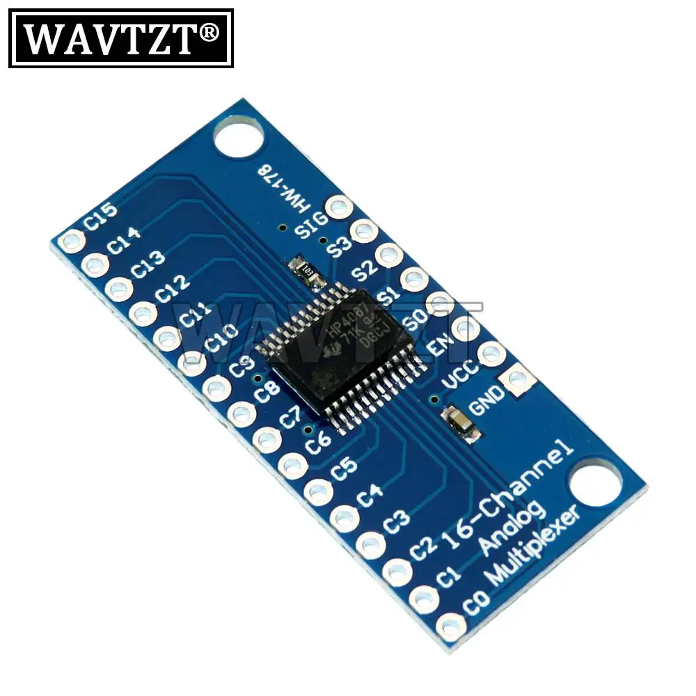 5pcs/lot WAVTZT 74HC4067 CD74HC4067 16-Channel Analog Digital Multiplexer Breakout Board Module For Arduino DIY