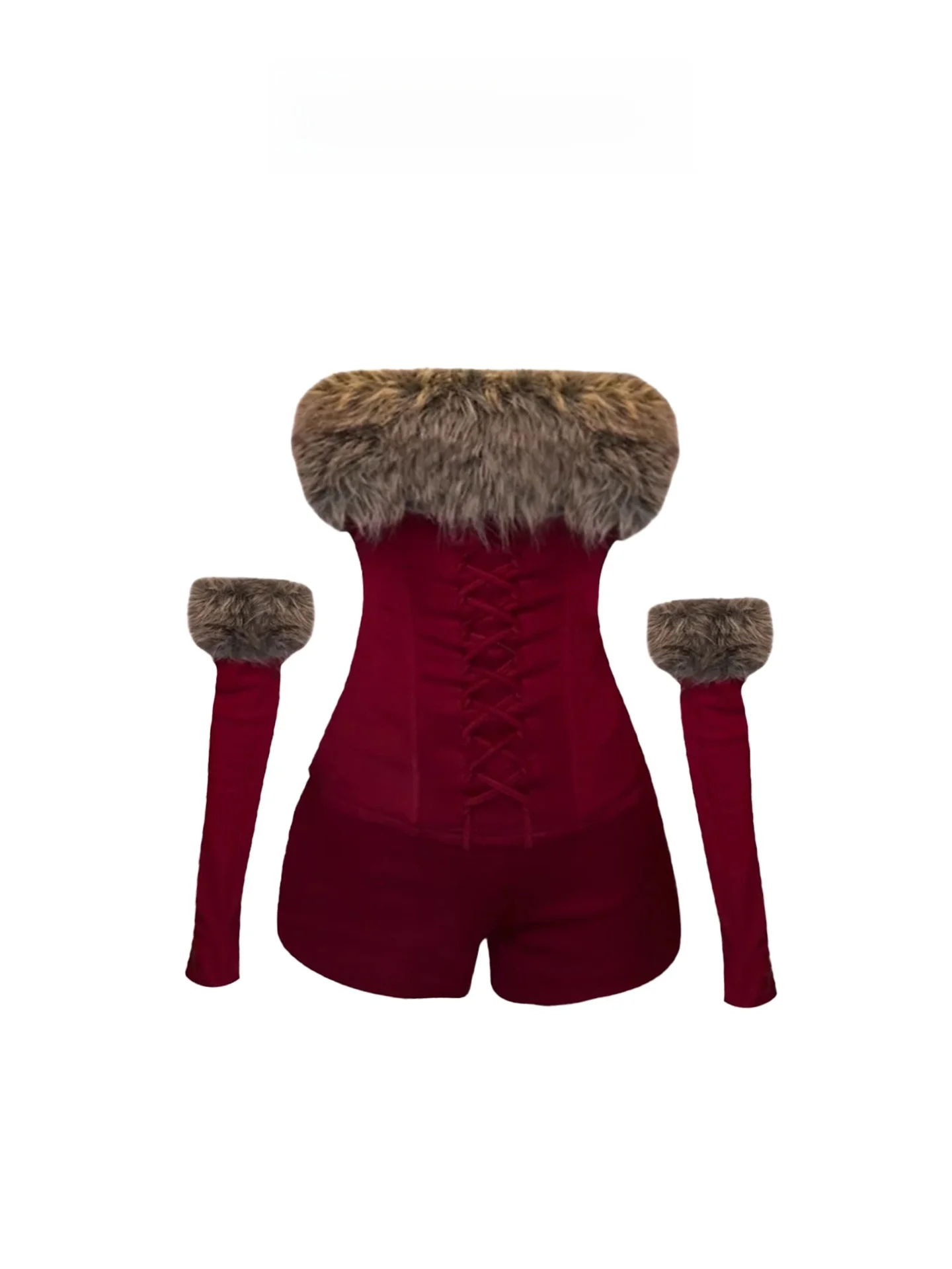 

HEZA сексуальный комплект юбки больших размеров с высокой талией, тяжелый рабочий мех из стекловолокна, женский модный осенне-зимний комплект, универсальный комплект