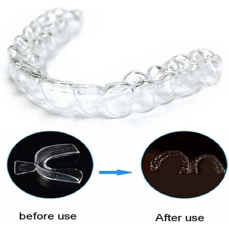 2-12Pcs Teeth Tray Dental Mouth Guard Whitening Braces Oral Hygiene Care Prevent Tooth Grinding At Night Bleaching Teeth Tools