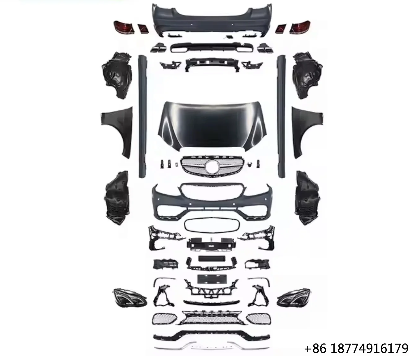 

For 2009-2013 W212 Upgrade 2014-2015 E63 Bodykit