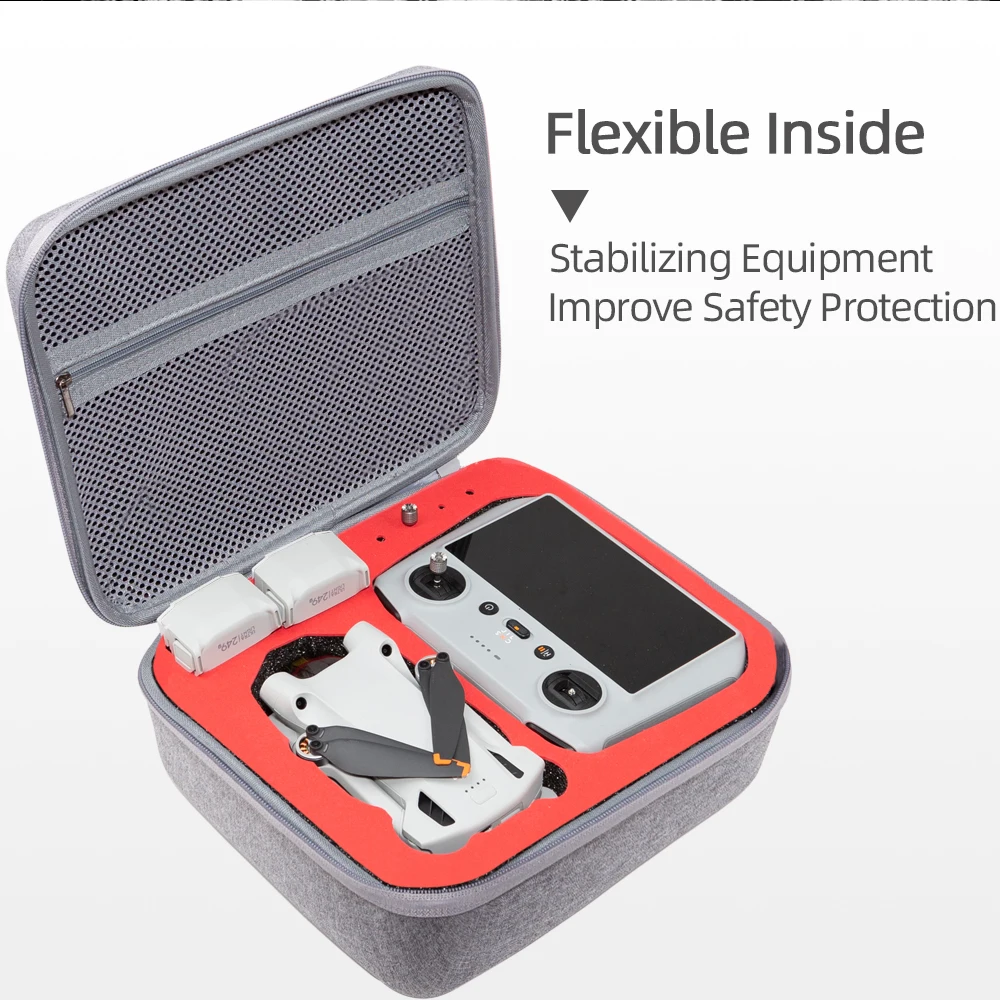 Portable Storage Bag for DJI mini 3 pro storage box mini storage bag storage box compatible RC&RC-N1 nylon portable