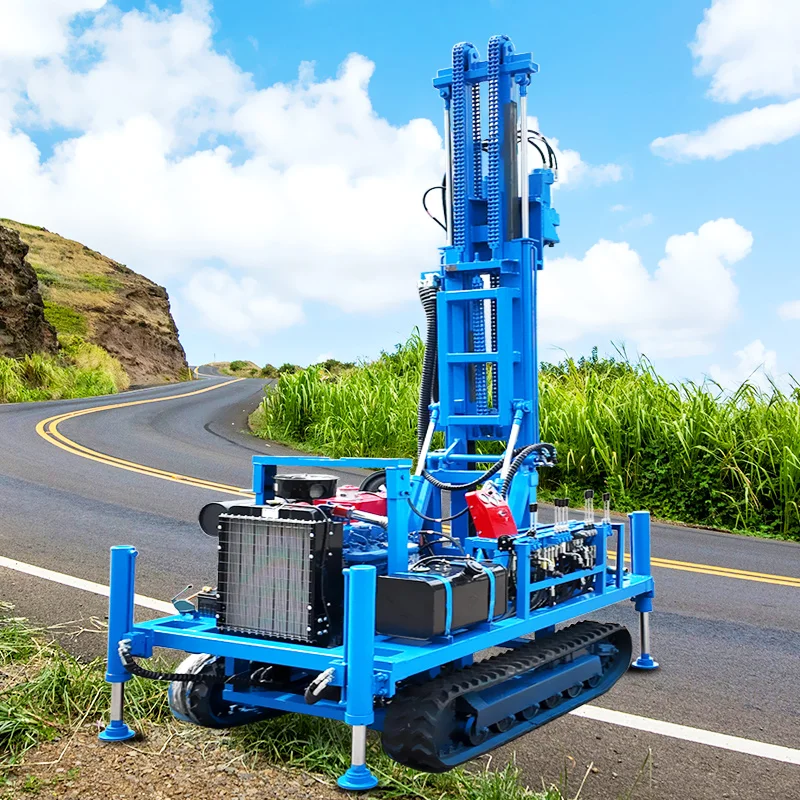 

Customized RLD-260 260m Crawler Portable Mobile 4-cylinder Diesel Engine Drilling Machine Water Mine Drilling Rig Machine