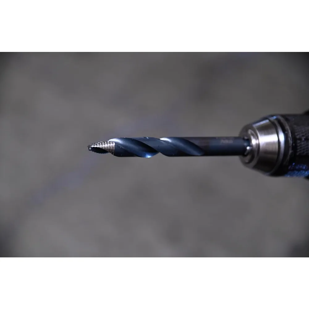 Conjunto de brocas de comprimento mecânico de haste reduzida HSS de 29 peças para tamanhos de 1/16 a 1/2 polegada