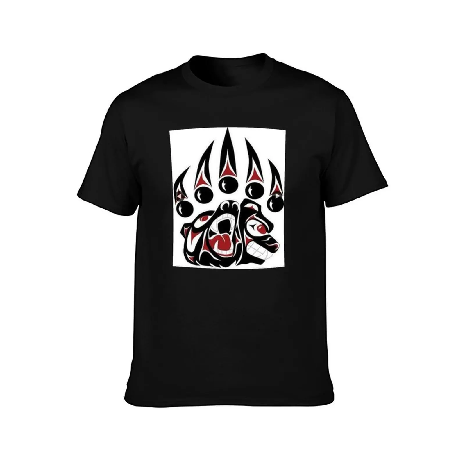 native bear T-Shirt Outdoor Sports Short Sleeve Top
