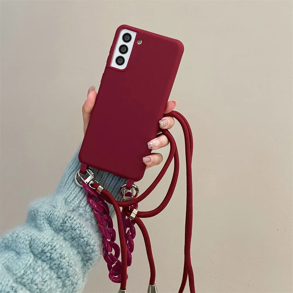 ينطبق على iphone17 Samsung S25 حالة الهاتف المحمول S24 Apple حالة لينة 16 الحبل رسول حالة الهاتف المحمول واقية #3