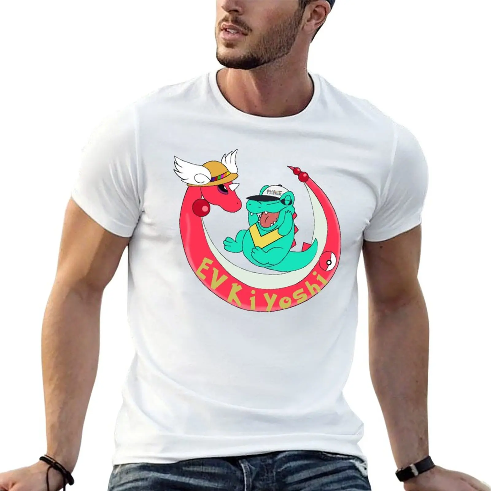 EV Kiyoshi T-Shirt luxury designer gifts for boyfriend vintage t shirts shirts men graphic