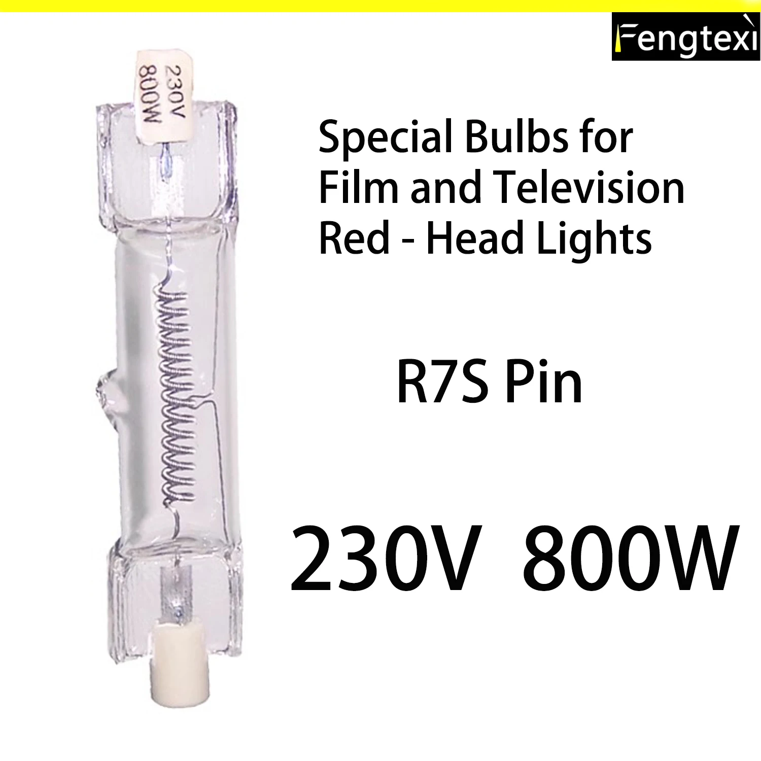 

5pieces 230V 800W R7S Red - Head Tube for News Interview Lights