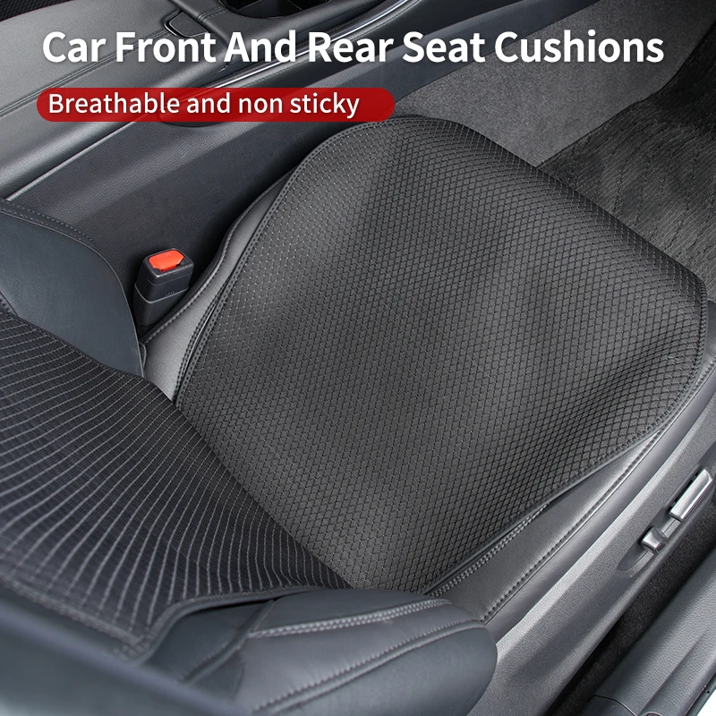 Full set of car seat cushions with ice silk perforations For Lada Priora Sedan Sport Vesta Niva Largus Vaz Samara 2110