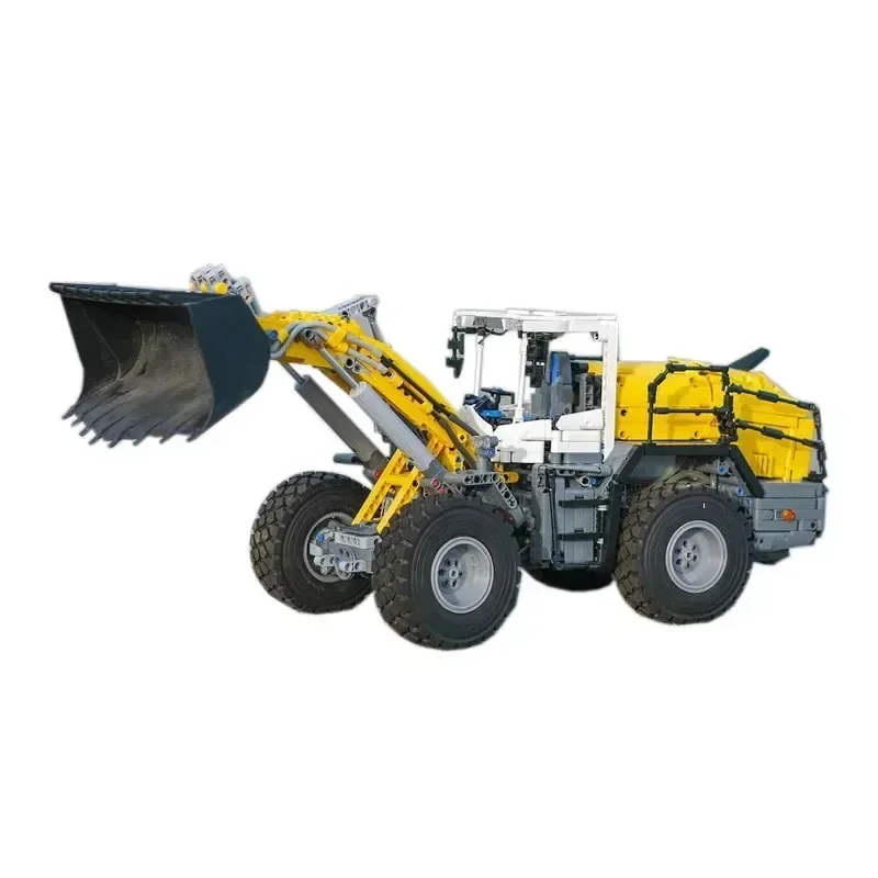 MOC-144746 Backhoe Loader Building Block Model • 2498 Pieces • Custom Adult Birthday Toy Gift