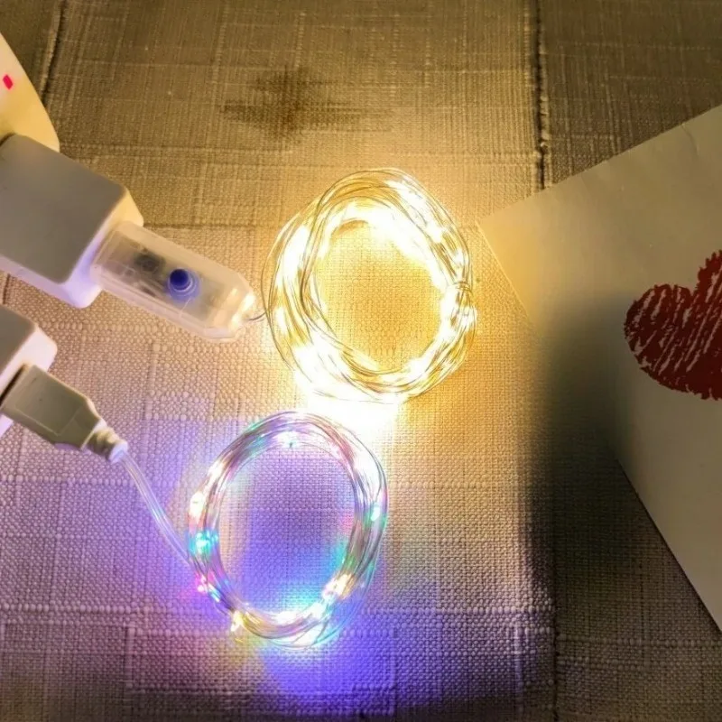 LED Wire Star Curtain Lights Remote Indoor Wall Window Bedroom Holiday Festive Decoration
