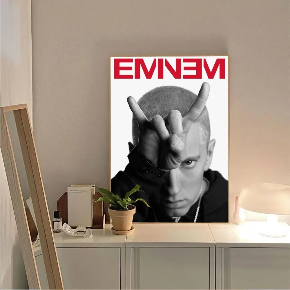 Eminem 8 Mile Hip Hop Rapper Singer Poster Poster Kraft Club Bar Paper Vintage Poster Wall Art Painting Bedroom Study Stickers