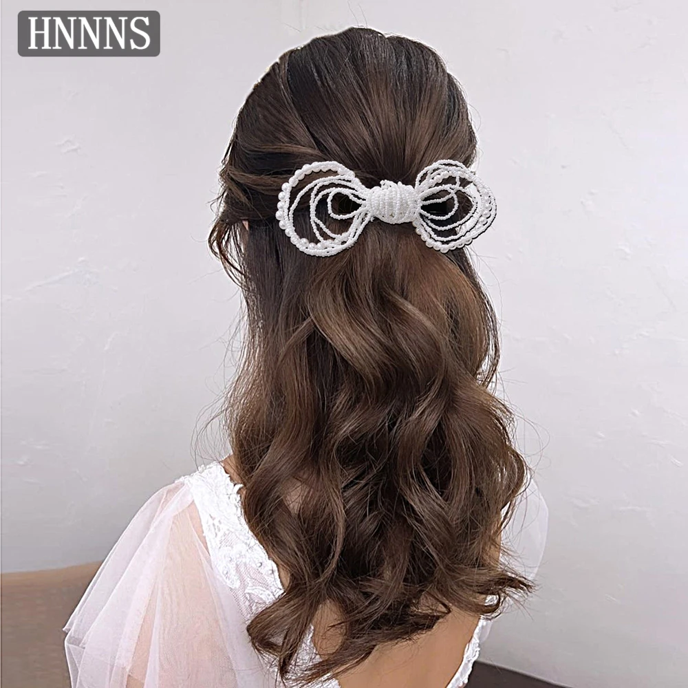 

TOPQUEEN Fashion Handmade Bridal Beads Weddings Headbands Handmade Bow Ladies Elegant Banquet Party Everyday Headwear YXA93