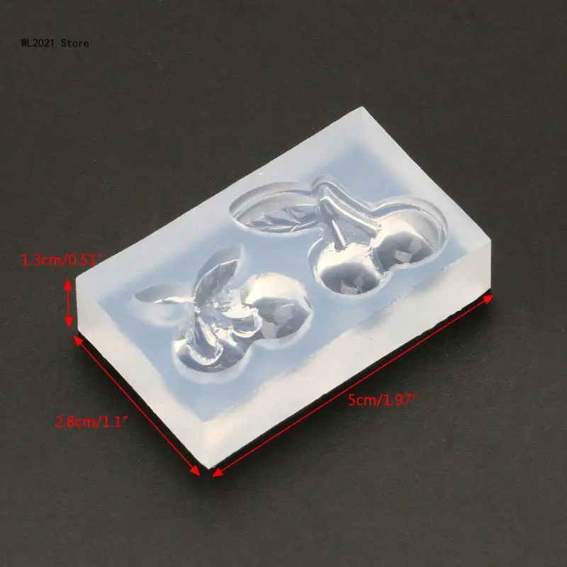 Cherry Jewelry Molds for Resin Casting DIY Hand Crafts Handmade Silicone Mold